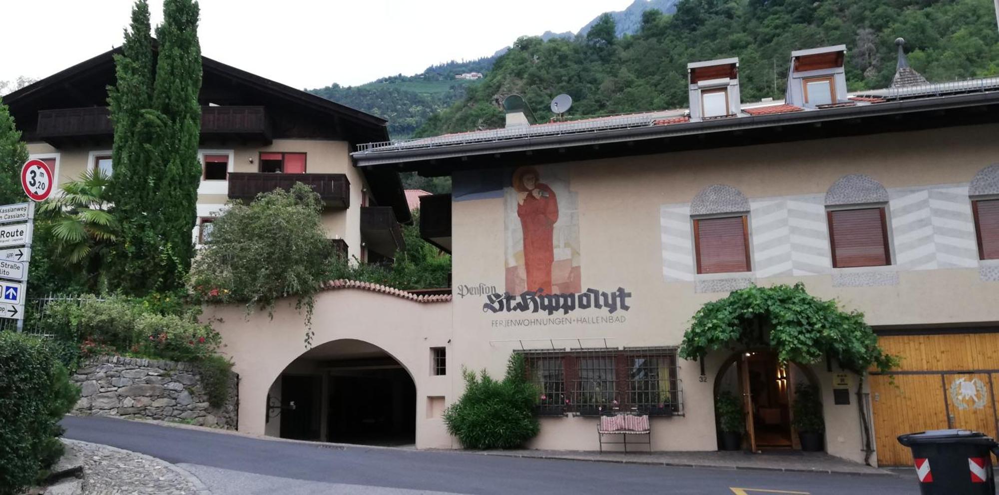 Ferienwohnungen St Hippolyt Mit Hallenbad 라군도 외부 사진